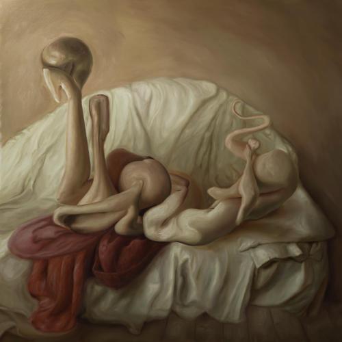 The love on the sofa 57x57-inchOil on canvas2024